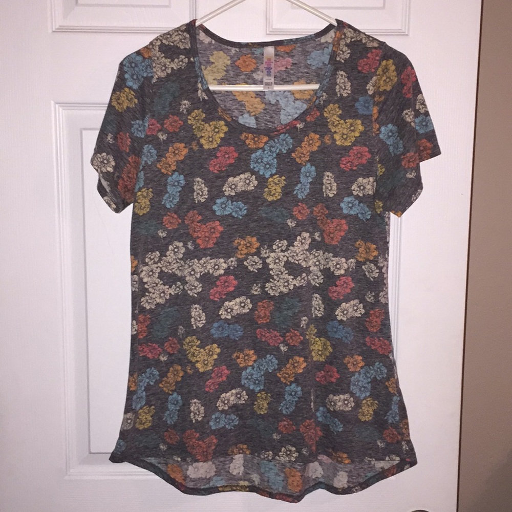 Large Floral LulaRoe Classic T